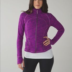 COPY - Lululemon Hustle In Your Bustle Jacket Space Dye Violet Raspberry Size 10